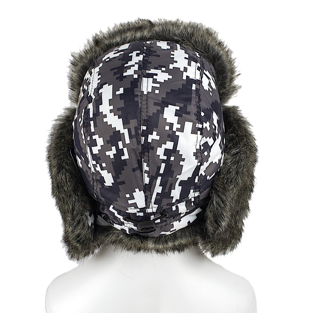 Шапка-ушанка Extreal Норд с Клином Мех барсук КМФ Цифра -