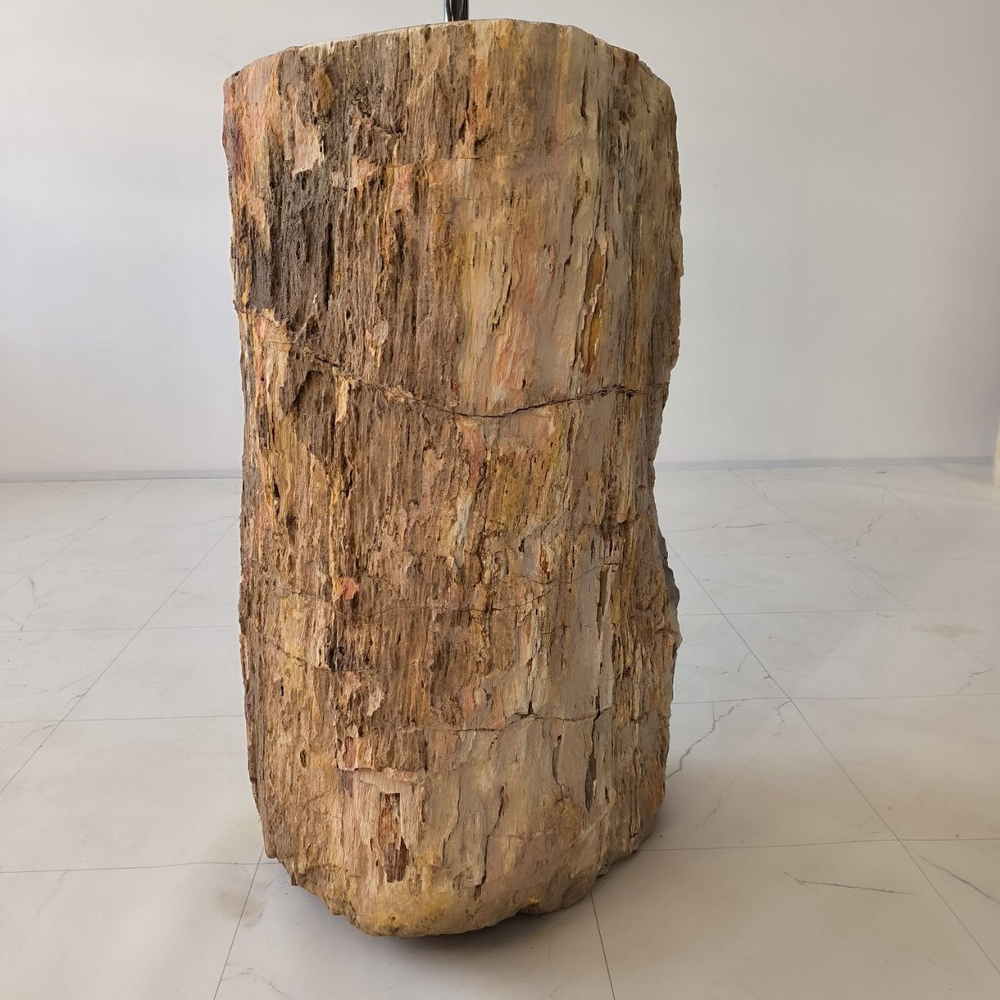 Раковина напольная из окаменелого дерева ODN-04178 (48*41*90 см)