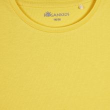 Желтая футболка для девочки KOGANKIDS
