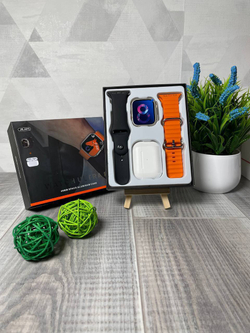 Смарт часы Watch Ultra 8 с наушниками Air Pods 3