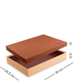 Packing Symphony WF-04/1-D Коробка «Прямоугольник» цв.беж./корич.