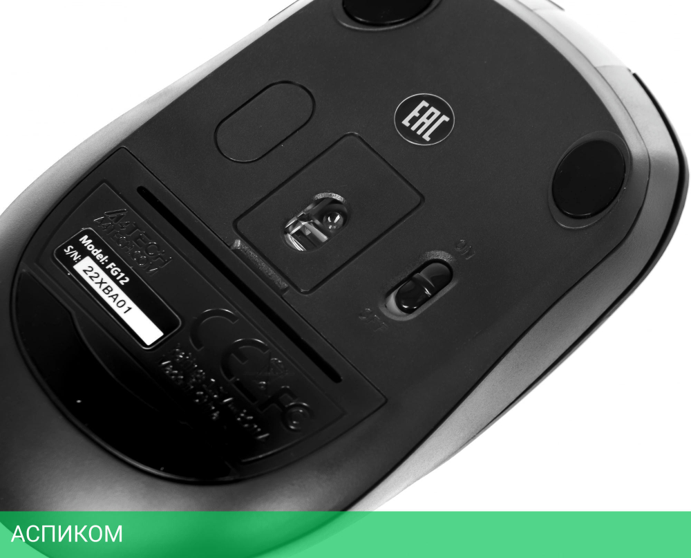 Набор периферии A4Tech Fstyler FG1012 черный/серый