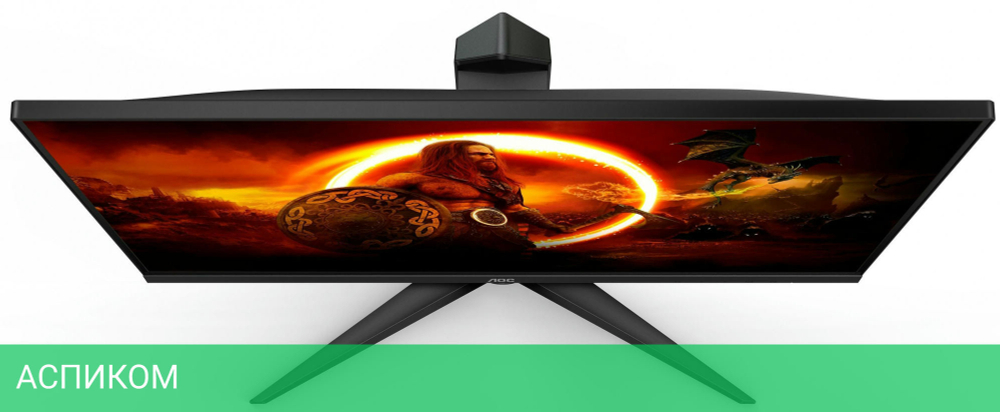 Монитор AOC Q24G2A/BK черный/красный