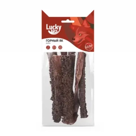 Лакомство для собак Lucky bits горный як рубец, 40 г