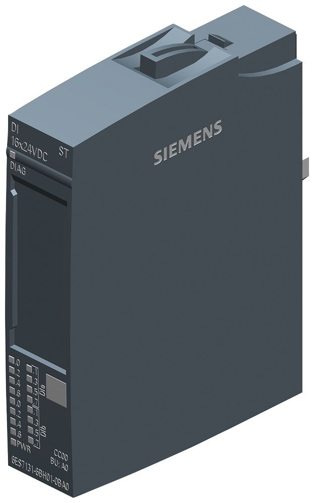 SIMATIC ET 200SP, модуль дискретных входов, DI 16x 24V DC ST, SIEMENS 6ES7131-6BH01-0BA0