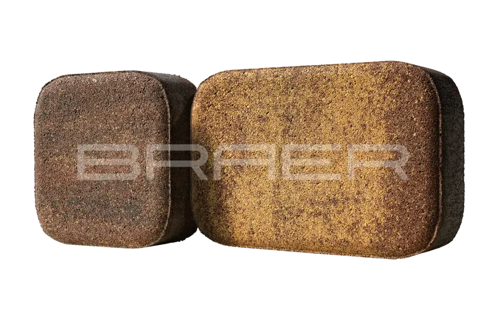 Тротуарная плитка Braer Классико Дуо, Color Mix Мальва, 40 мм