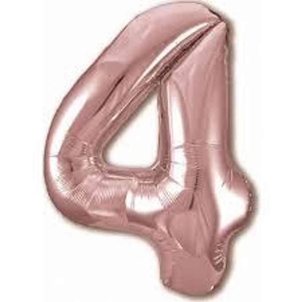 AGURA Цифра SLIM 4 Розовое золото/755488