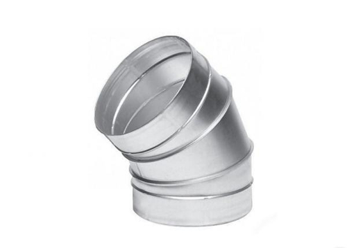 Отвод 45 D315 из оцинкованной стали 0,5 мм