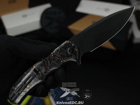 Нож складной CIVIVI Praxis C803I сталь клинка 9Cr18MoV, рукоять Carbon