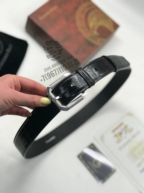 Ремень Stefano Ricci из кожи крокодила