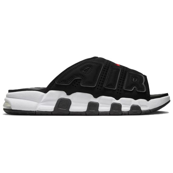 Nike Air More Uptempo Slide 'Black White Red'