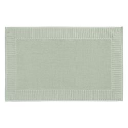 Коврик для ванной с фактурным бортиком мятного цвета из коллекции Essential, 50x80 см