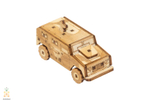 Броневик Unit Car от UNIWOOD - Деревянный конструктор, сборная модель, 3D пазл