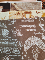 Набор кухонных полотенец, 3 шт , 45х60 см , рогожка