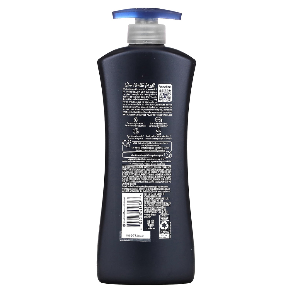 Vaseline, быстро впитывающийся лосьон для тела и лица для мужчин, 600 мл (20,3 жидк. унции)