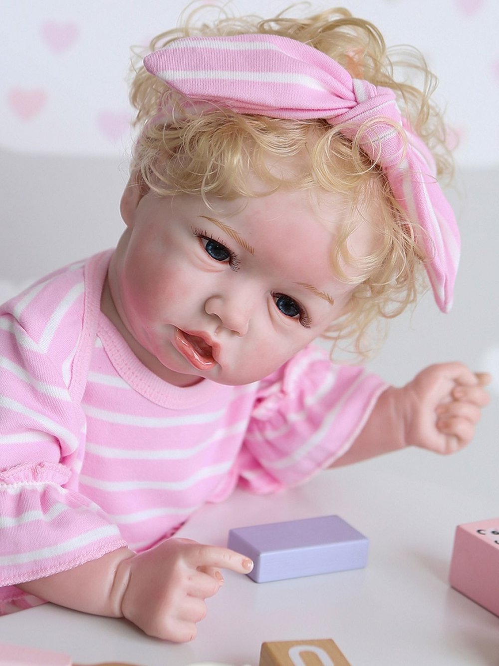 Кукла Реборн виниловая 55см в пакете (FA-328)