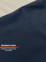 Шорты двойные тренировочные LEGENDA Герб черные