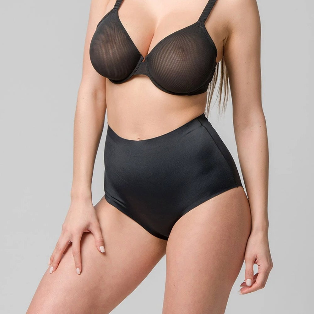 Женские трусы брифы макси черные LUNA SPLENDIDA Sculpt 25121