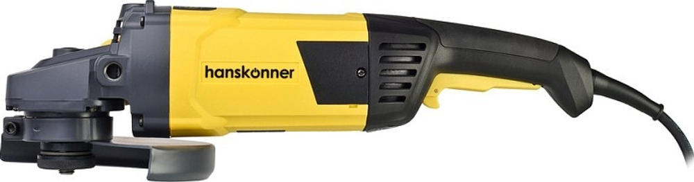 Угловая шлифмашина сетевая HANSKONNER HAG26230EC platinum плавн пуск