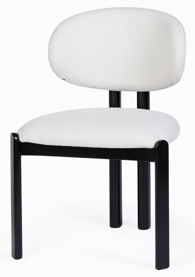 Стул Grace деревянный каркас и белая ткань