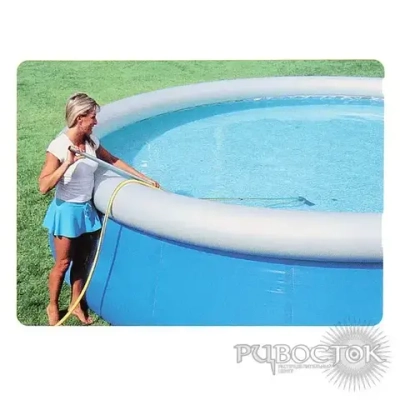 Набор для очистки бассейнов (сачок,насадка для чистки дна,ручка 1,74м) до 366 см Bestway (58013)