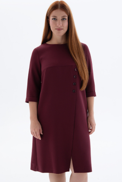 Платье женское 1977АП, бордовый #89Бор051977АП