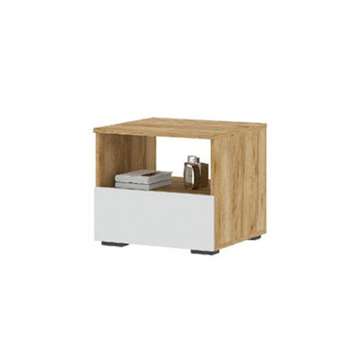 Хелен ТБ 01 Тумба прикроватная Крафт золотой / Белый