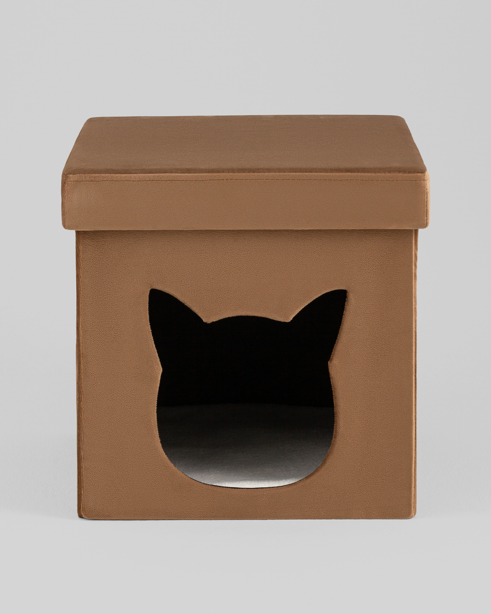 Пуф складной с ящиком Store Pet коричневый