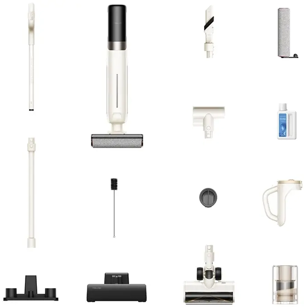 Моющий беспроводной пылесос Dreame Trouver K30 Mix White (Белый)