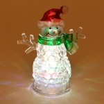 Сувенир с подсветкой «Весёлый снеговичок» 9*5,3*11 см