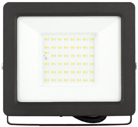 Прожектор светодиодный ЭРА 50Вт 6500К 4000Лм IP65 (с встроенным фотореле) черный