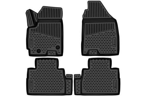 Коврики 3D в салон для JETOUR X70 PLUS 2020 - Внед (5мест) 4шт. (полиуретан)  AFM3DA68798210K