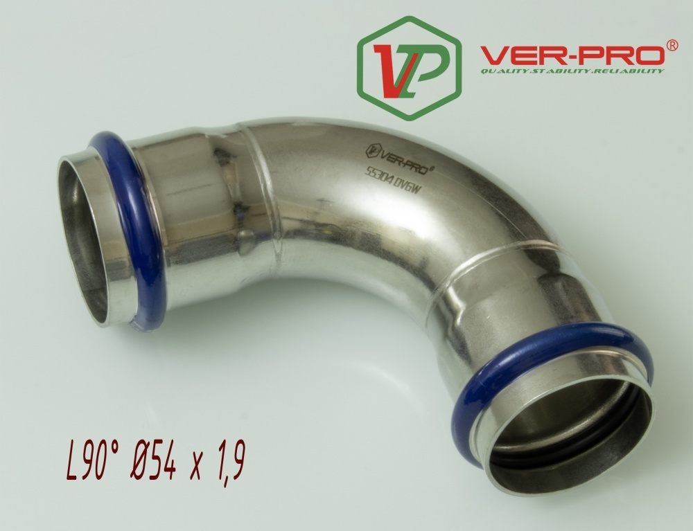 НЕРЖ Уголок 90° 54*54  "VER-PRO"  (4/2шт)