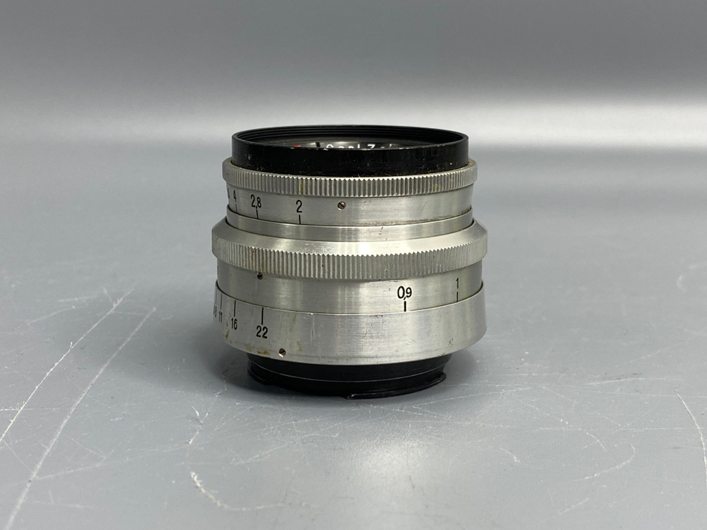 Carl Zeiss Jena Biotar 2 58mm T Red Царапины на задней линзе
