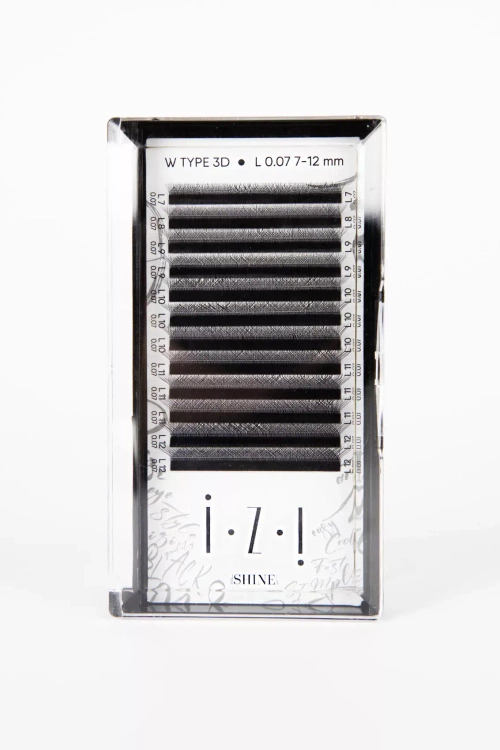 Ресницы черные elSHINE пучки MIX 3D