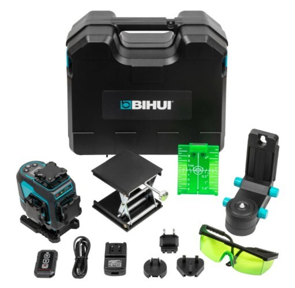 Лазерный уровень BIHUI LLG16 (16 линий), дальность 40/80м