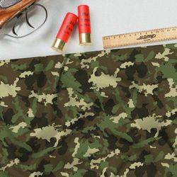 Ткань оксфорд 210 контрастный хаки