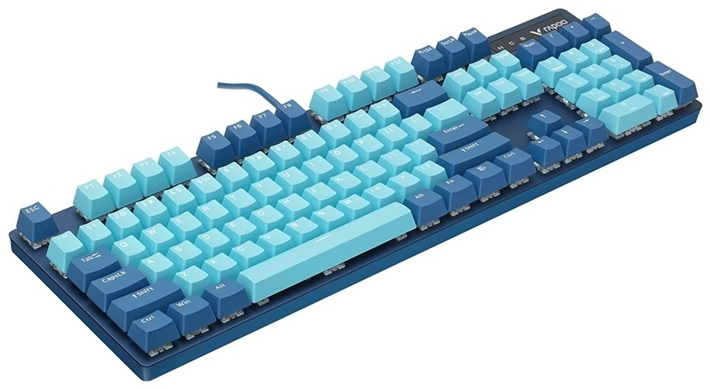 Клавиатура Rapoo V500PRO Cyan Blue голубой
