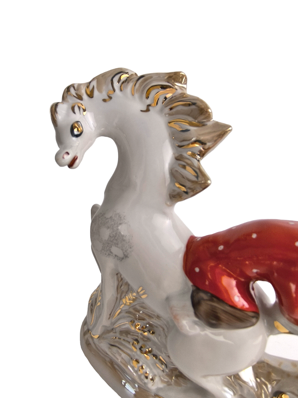 Фарфоровая статуэтка "Иванушка и конёк-горбунок"