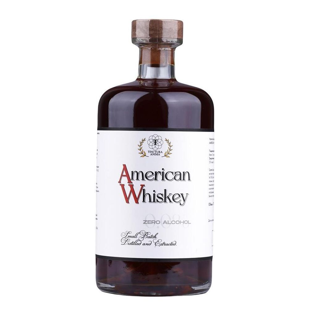 Напиток виски безалкогольный AMERICAN WHISKEY 0,7л Tinctura Anima