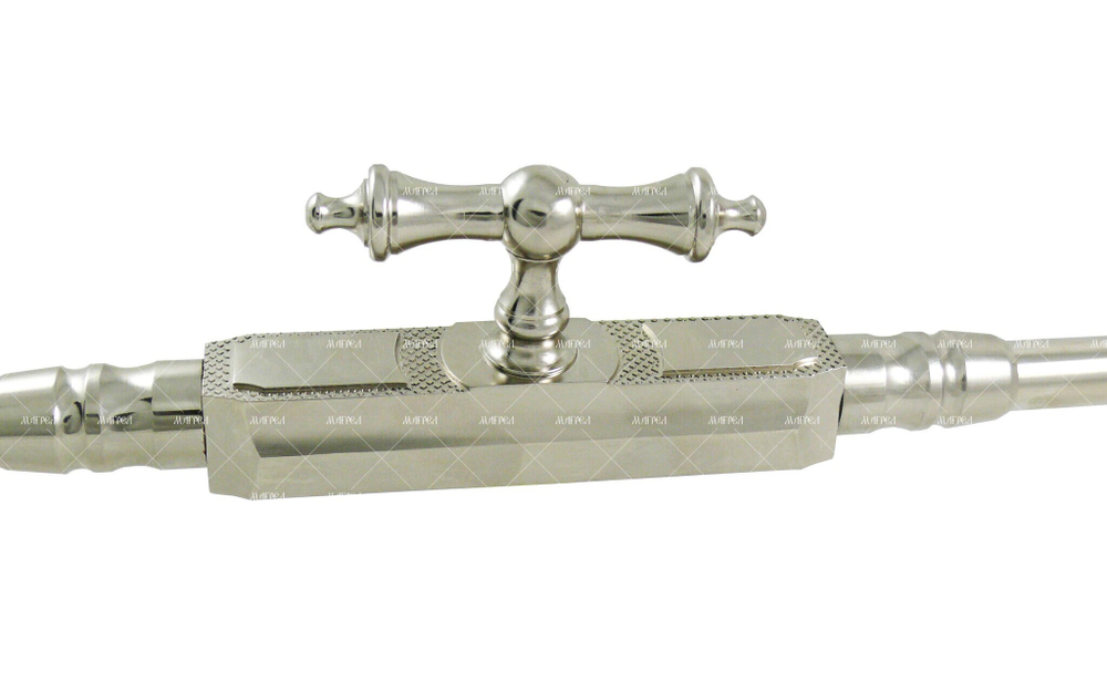 Кремон для окон в цвете никель