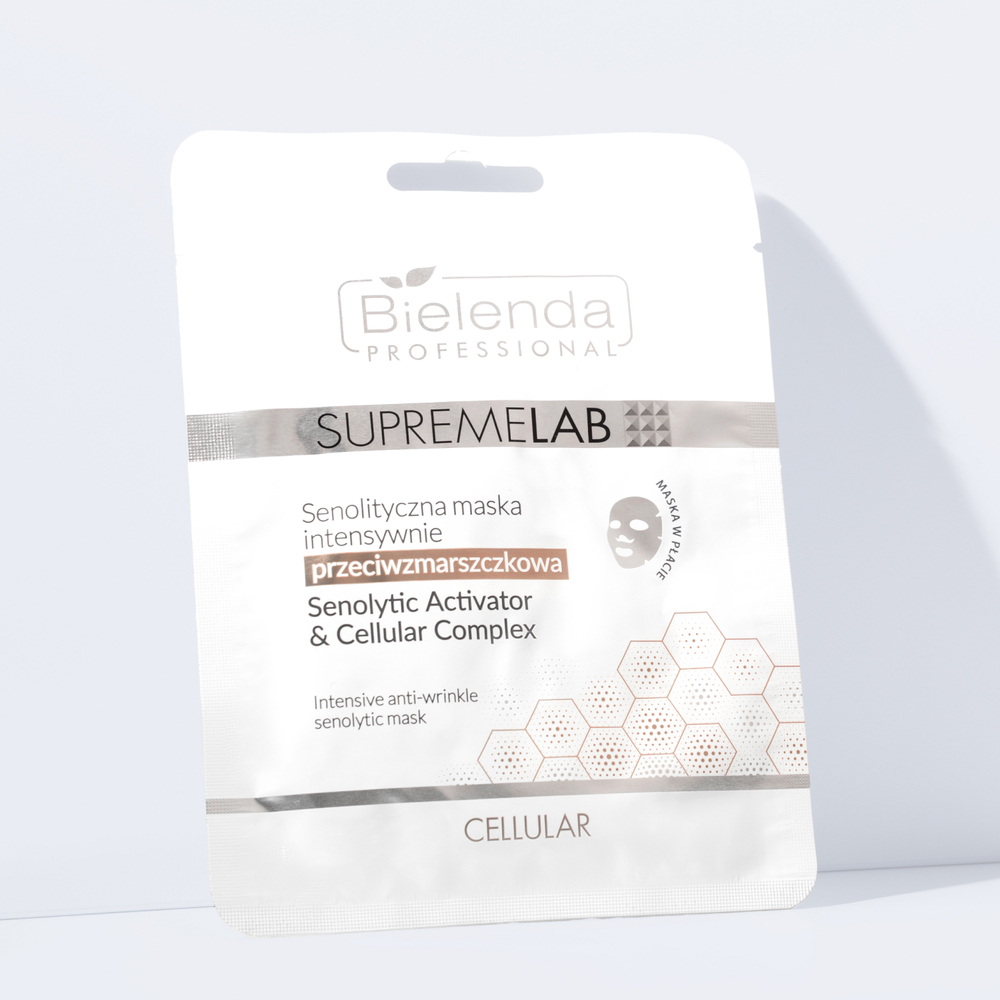 Интенсивная маска против морщин с сенолитическим активатором и клеточным комплексом, 1 шт