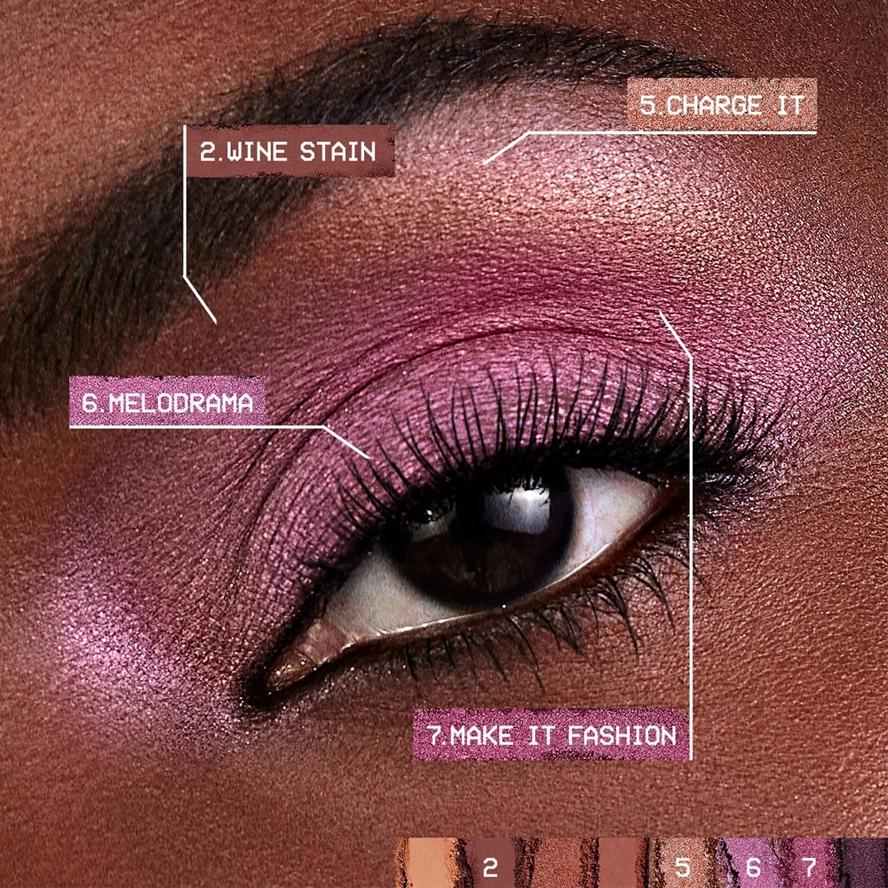 Smashbox Always On Mood Board Eye Shadow Palette - палитра теней для век, 6,8 g