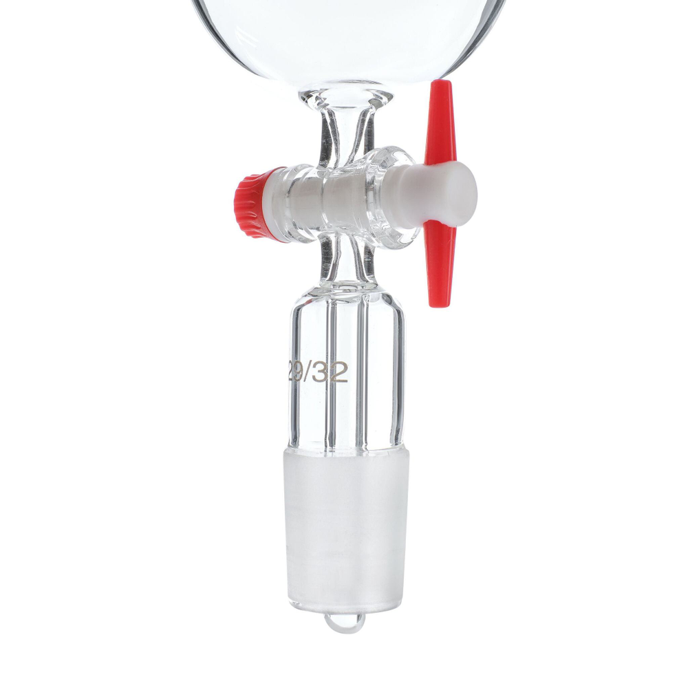 Воронка капельная цилиндрическая, 1000 мл, шлиф 29/32-29/32, с PTFE краном