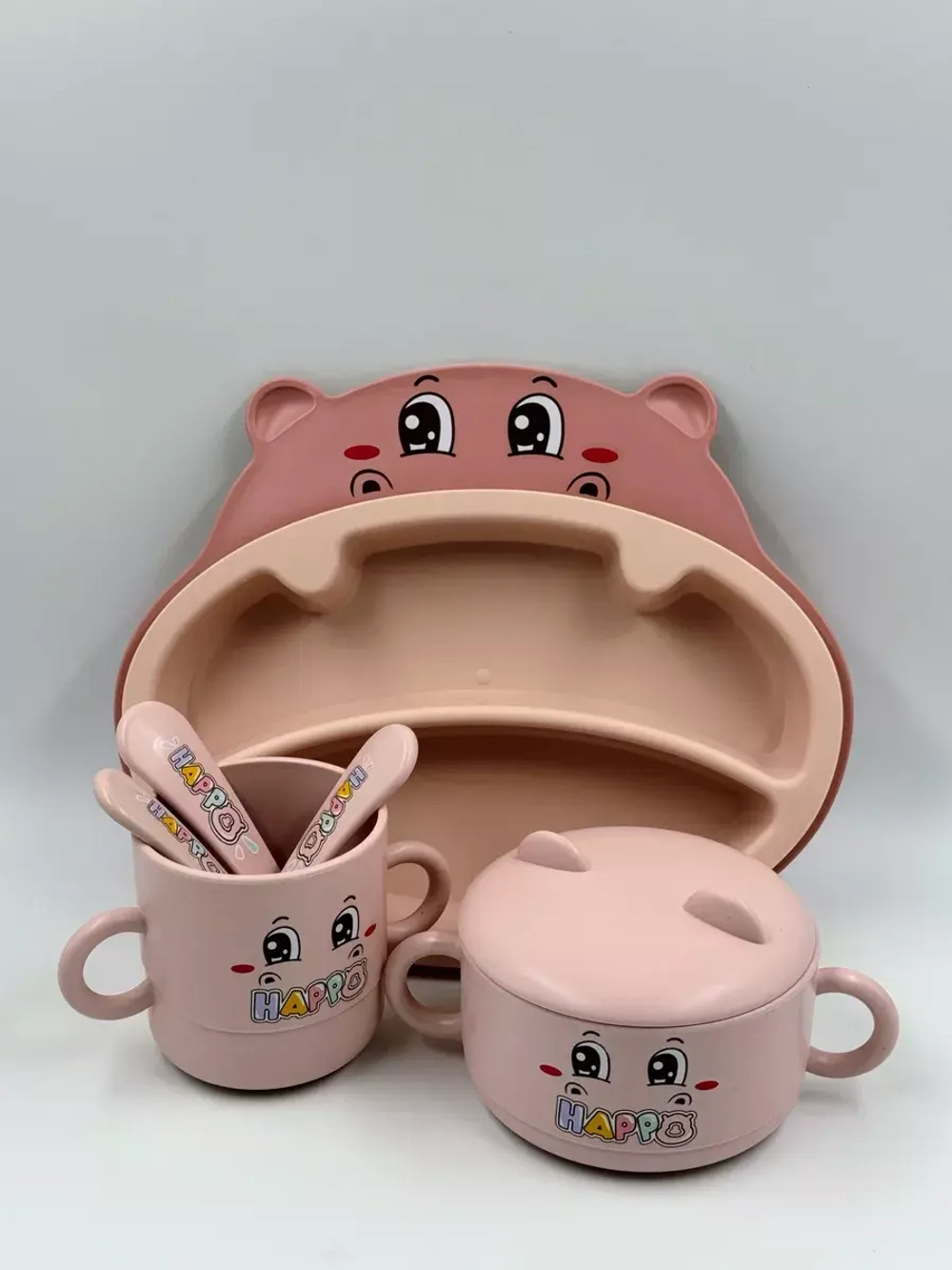 Набор для кормления бамбуковый детский от 6 месяцев новинка