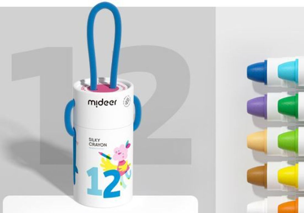 Набор восковых мелков &quot;Mideer&quot;, 12 цветов