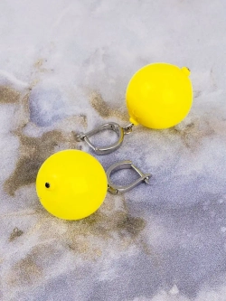 Серьги бижутерия из муранского стекла