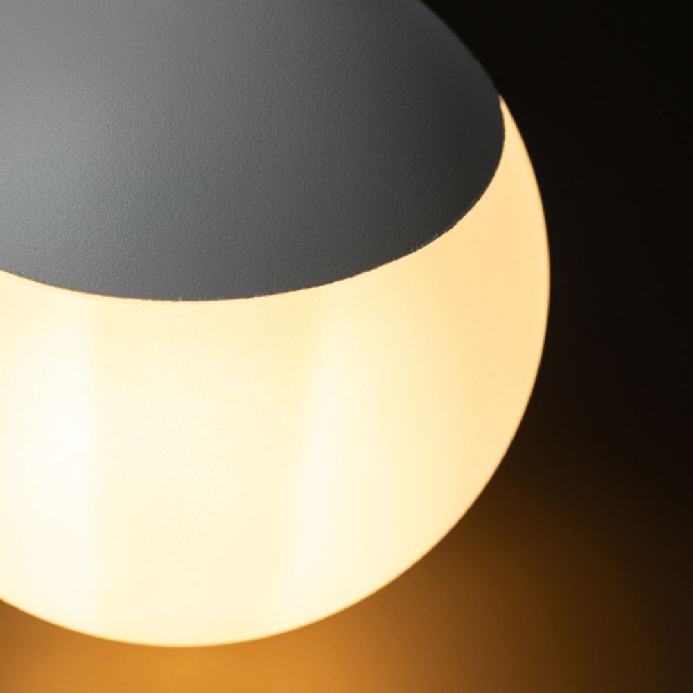 Светильник подвесной (подвес) ЭРА ADELAIDA PL35 WH G9 потолочный шар белый