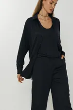 Топ Alexandra Talalay AT-s015 черный