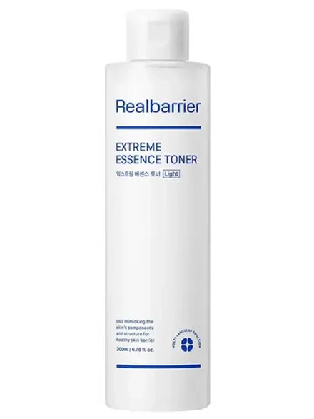 Real Barrier Легкий ламеллярный восстанавливающий тонер-эссенция Extreme Essence Toner Light 200 мл